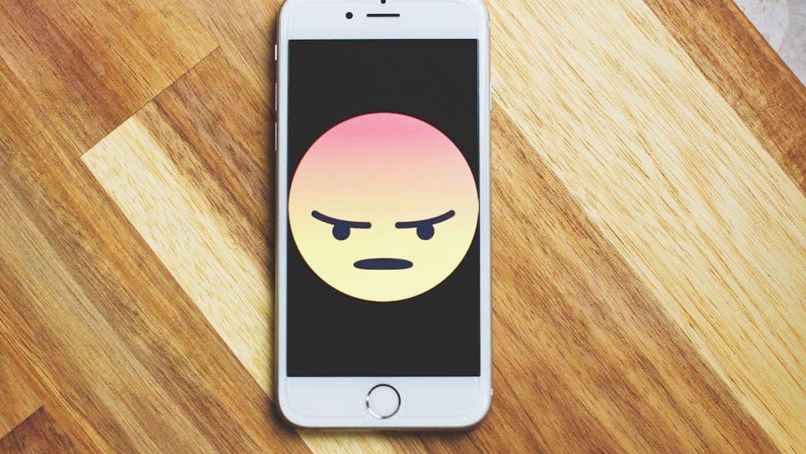 ALT text: mobile game rage quit emoji