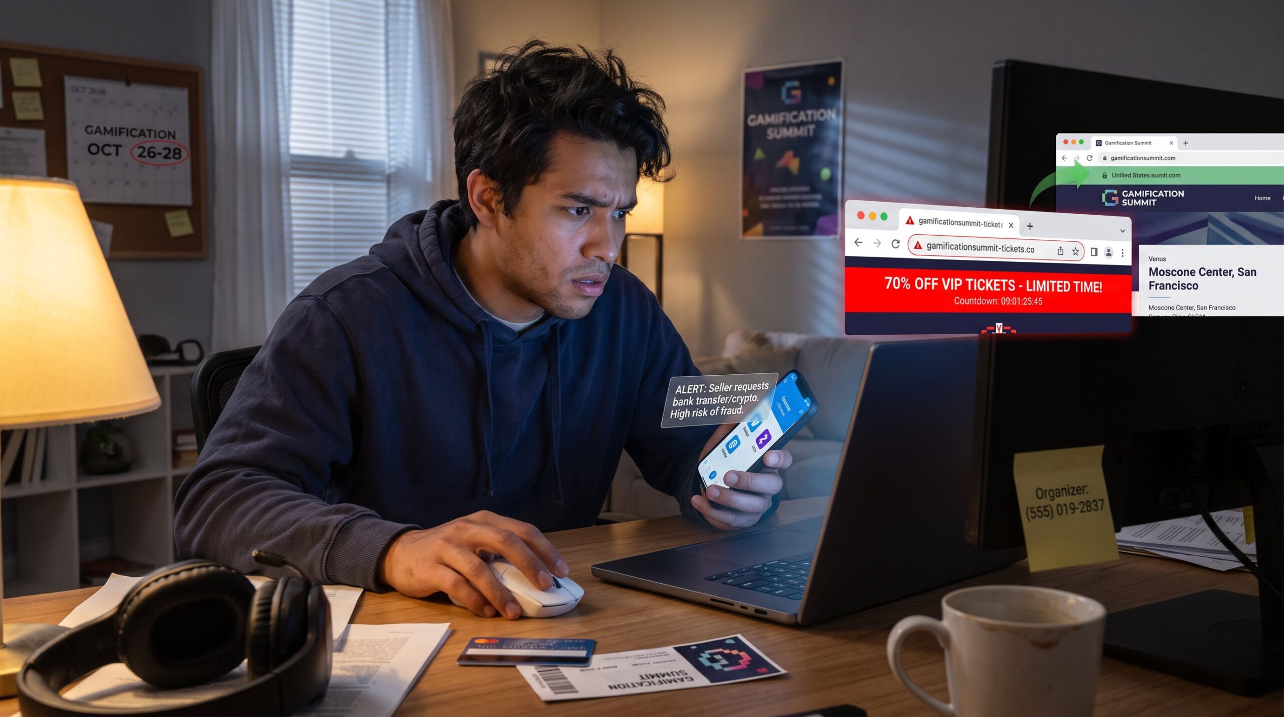 How to Spot Fake Gamification Summit Ticket Websites