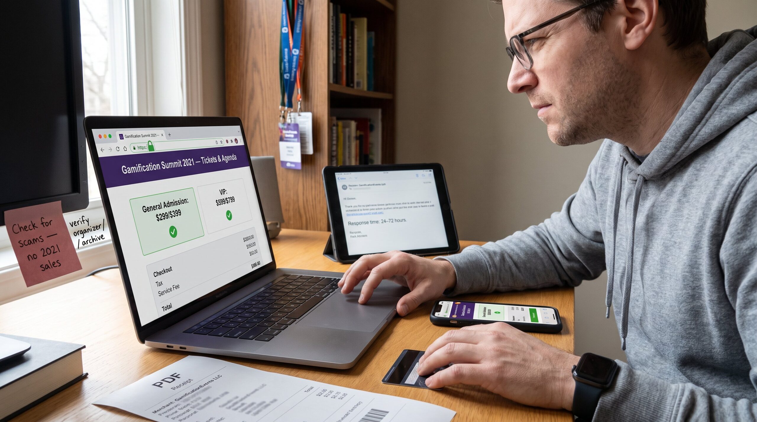 Gamification Summit 2021 Ticket Website Review