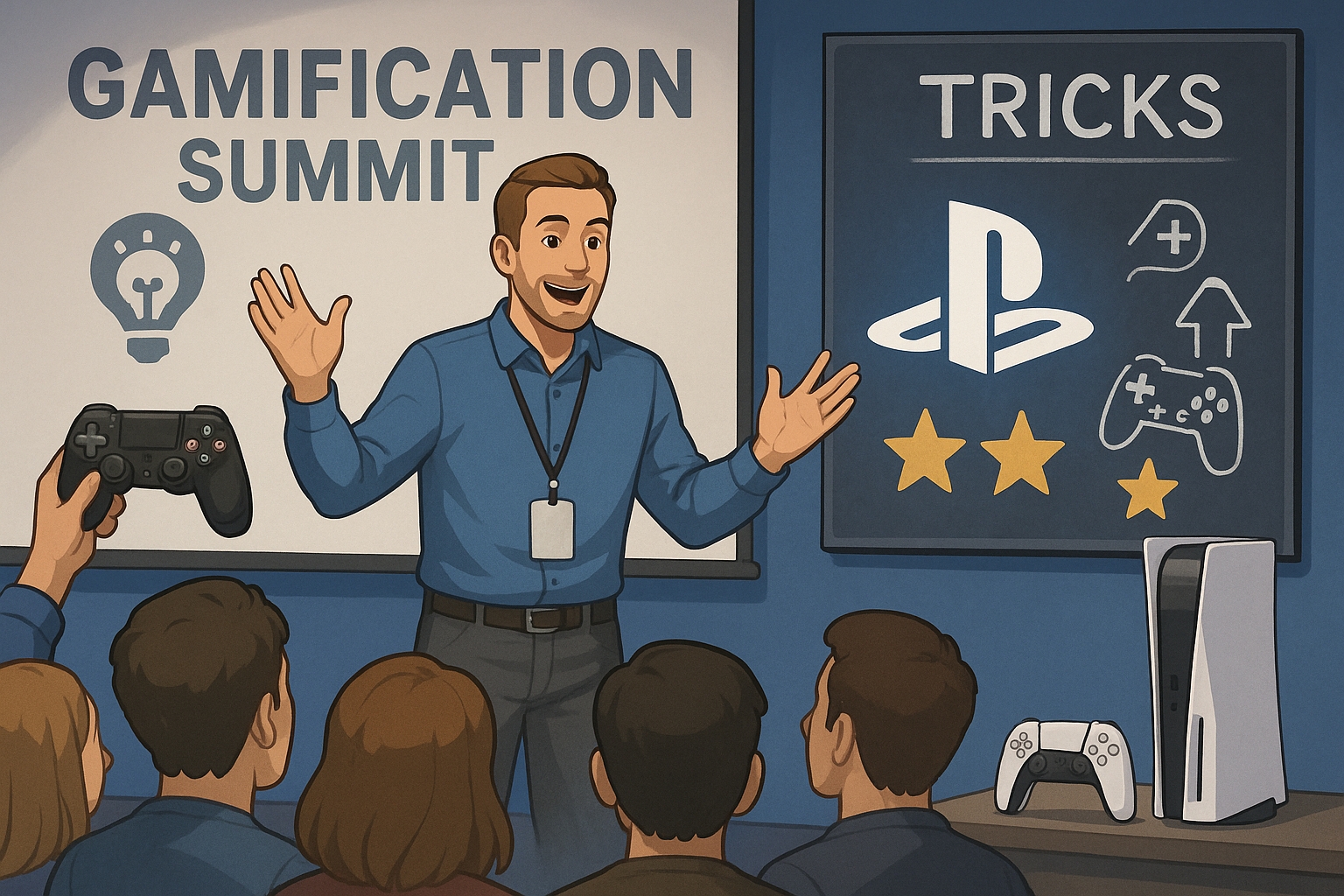 handy gamification summit tricks playstation owners